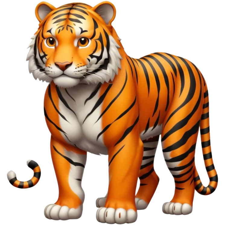 a full tiger  emoji
