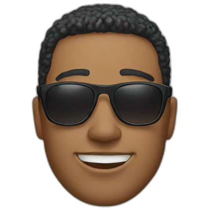 Guy with oakley sunglasses  emoji