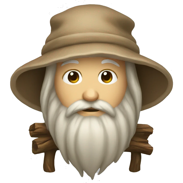 Cute hermit  emoji
