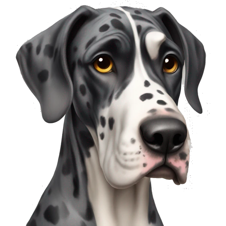 Great Dane harlequin  emoji