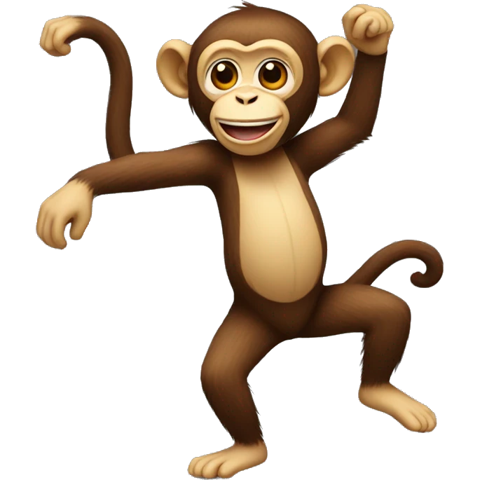 Dancing monkey emoji