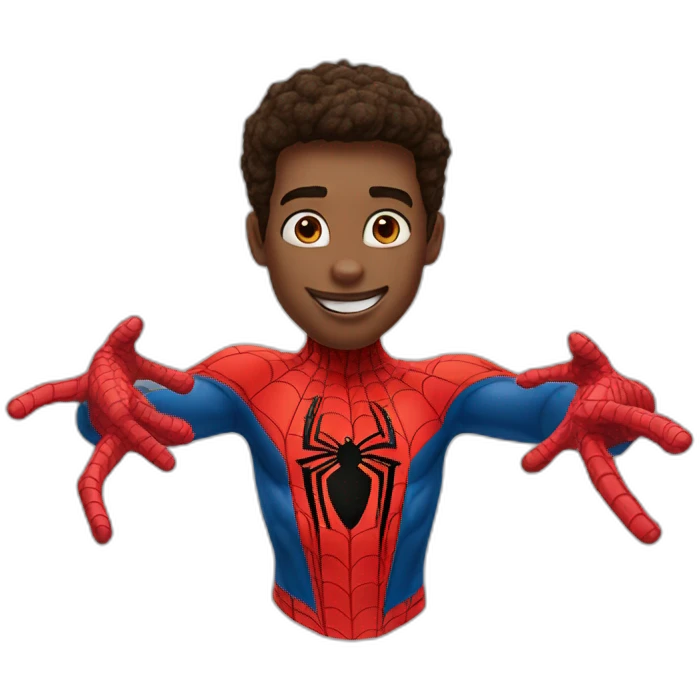 spider-man-makes-a-heart-with-his-hands emoji