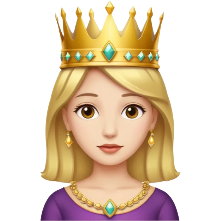 👩🏼‍🦱👸 emoji