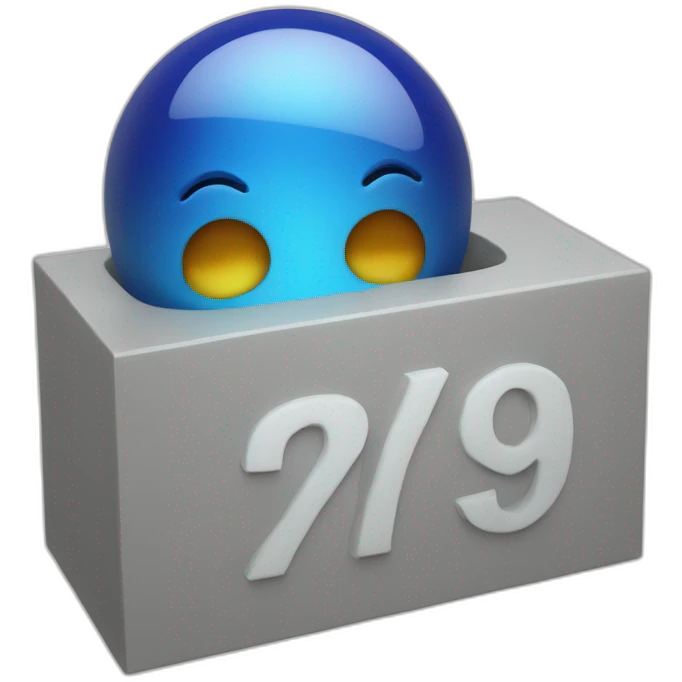 Percentage symbol in 3d emoji