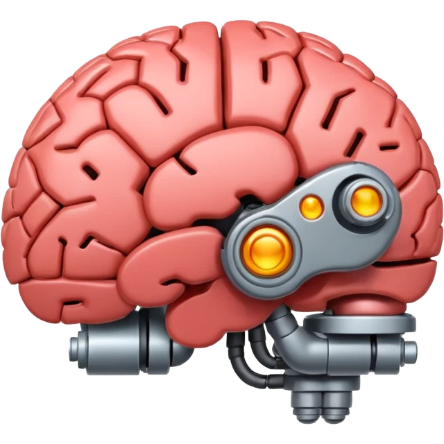robotic brain emoji