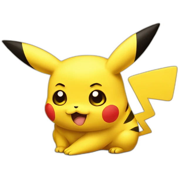 Pikachu sad emoji