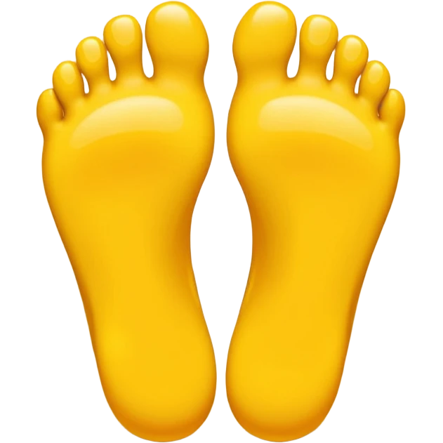 yellow feet emoji emoji