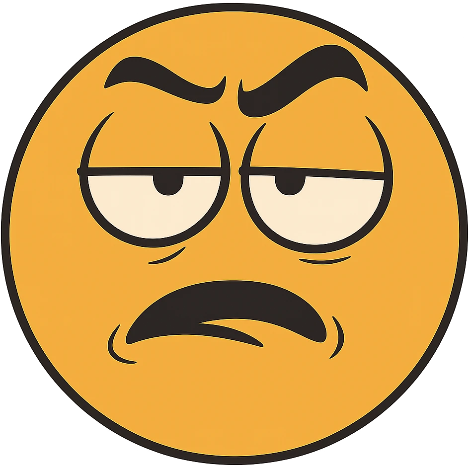Resize the emoji image to ensure the file size is under 1MB while keeping the transparent background and preserving emoji details. emoji