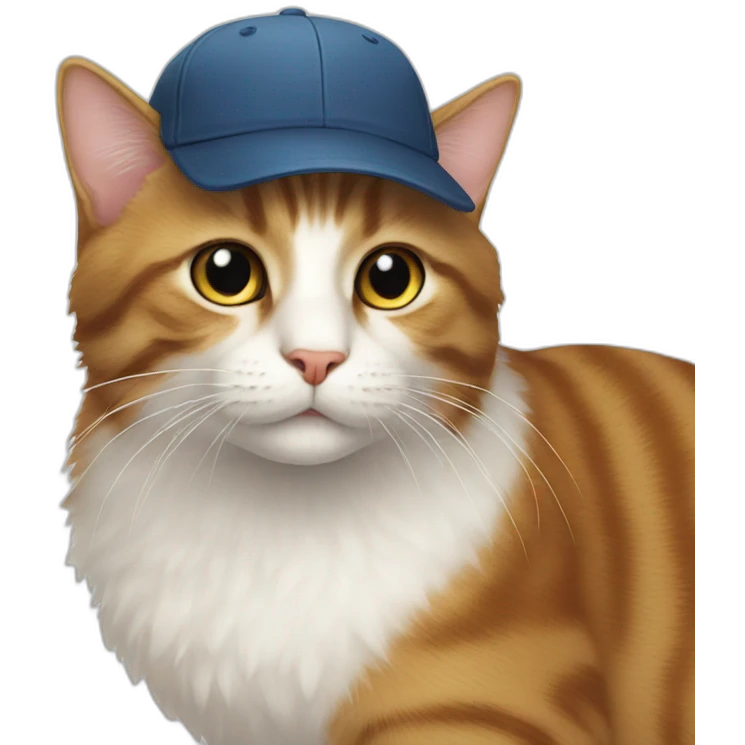 cat with cap emoji