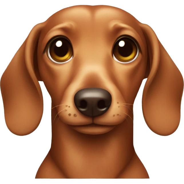dachsund cute emoji