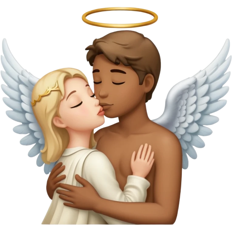 Kiss with wings emoji