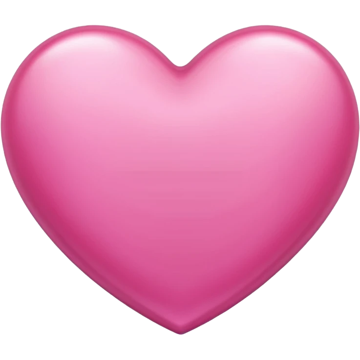 heart with a metallic pink finish emoji