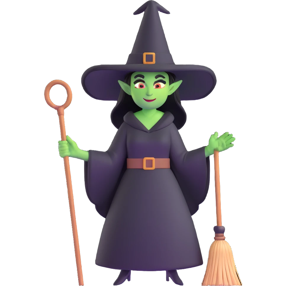 wicked witch emoji
