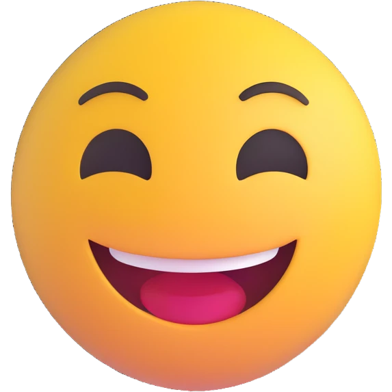 smiling face 3D emoji emoji