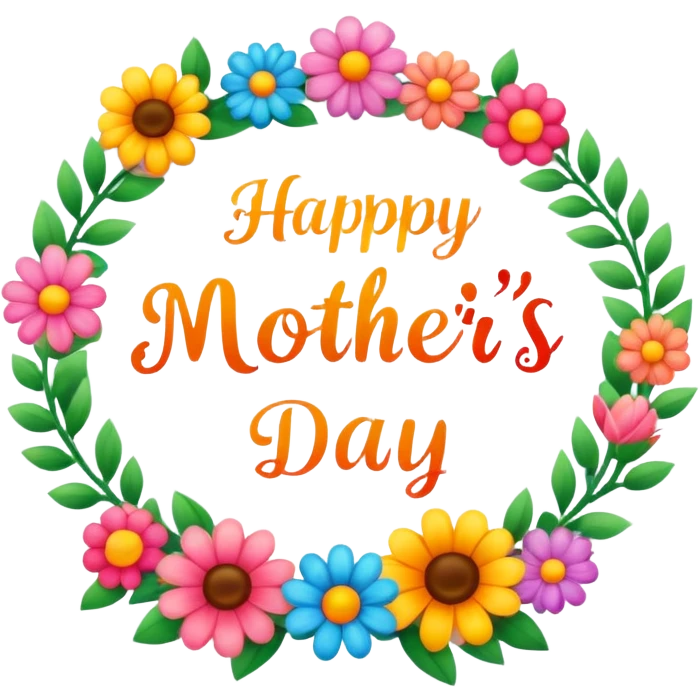 Happy mother day sign emoji
