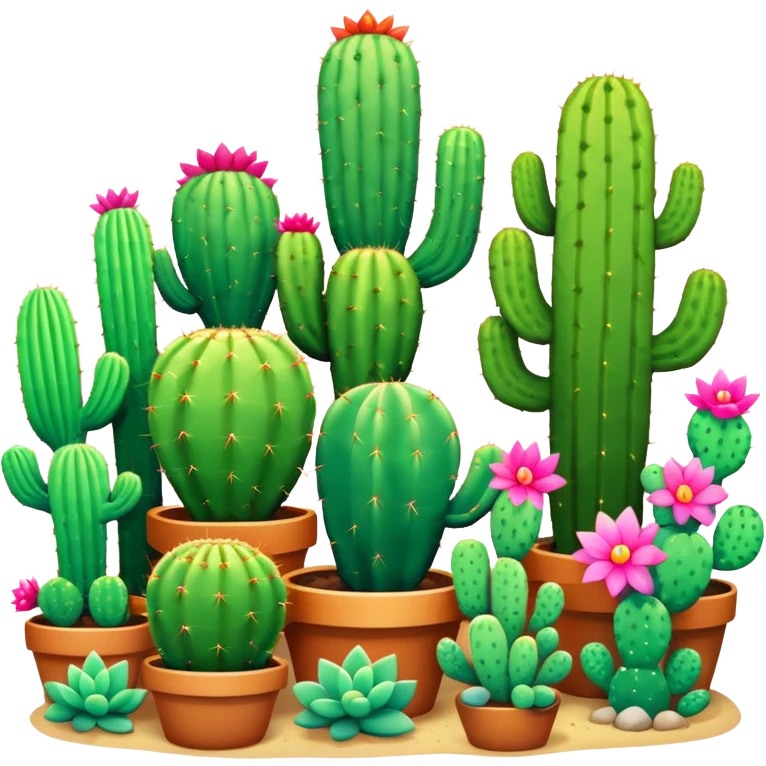 toki doki kawaii cactus landscape  emoji