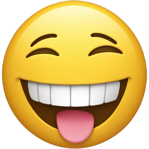 Smiley face laughing  emoji