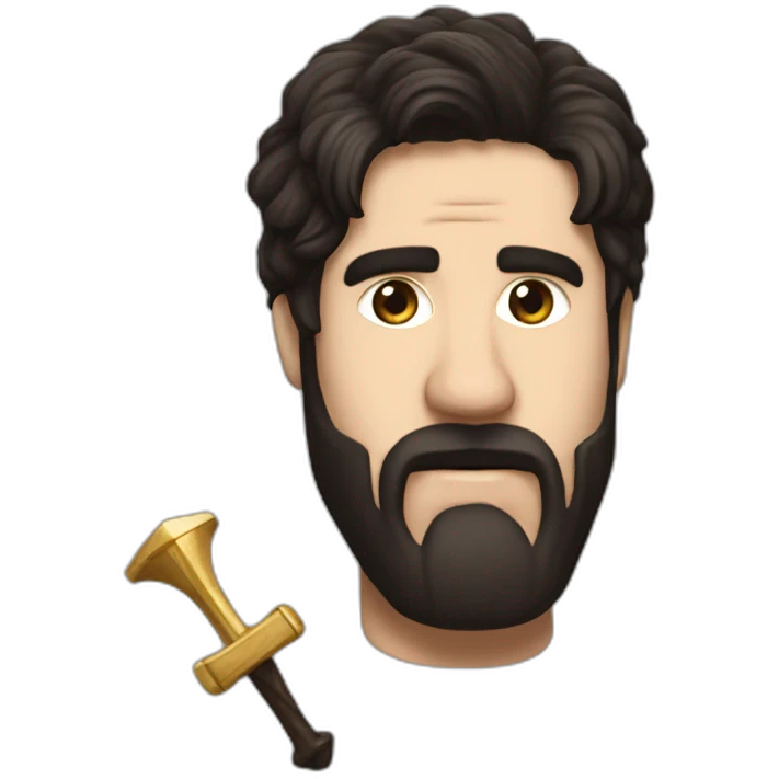 Adam Goldberg As the Hebrew hammer emoji
