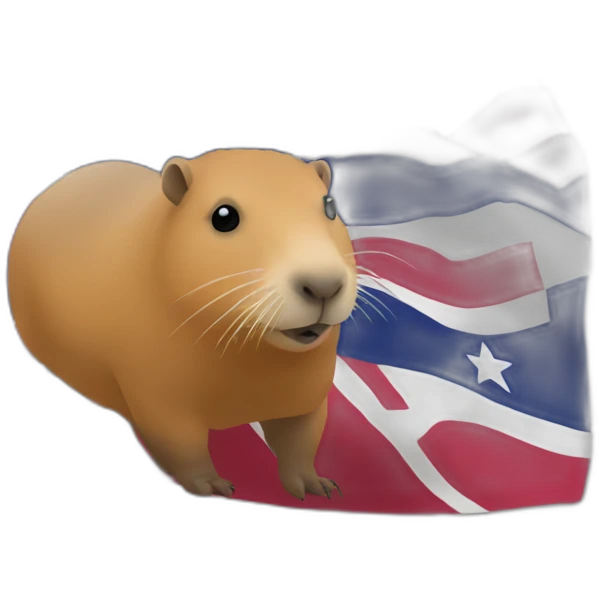 Capybara flag emoji