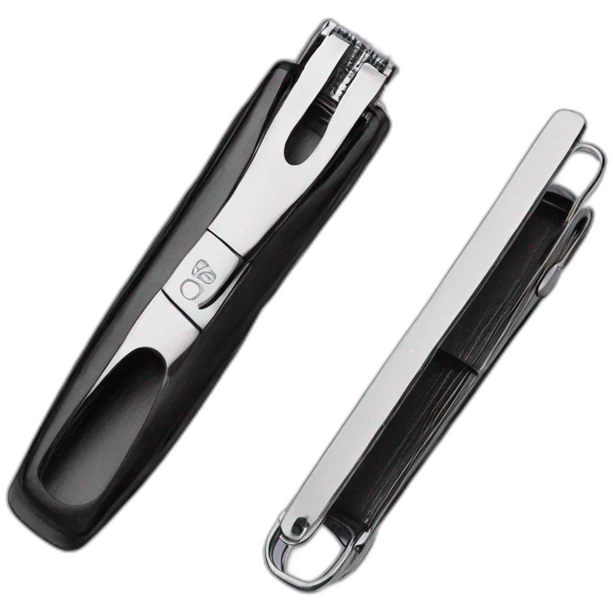 black colored Manicure Set Nail Clippers emoji