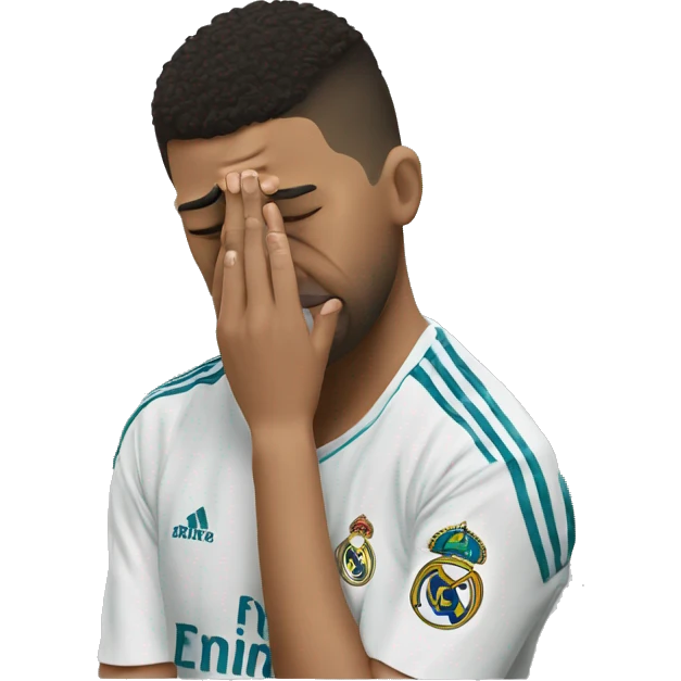 sad crying real madrid fan emoji