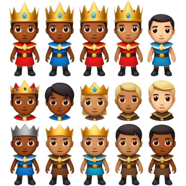 Characters based off of Kingshot the mobile game. emoji