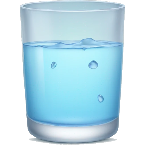 glass of water emoji