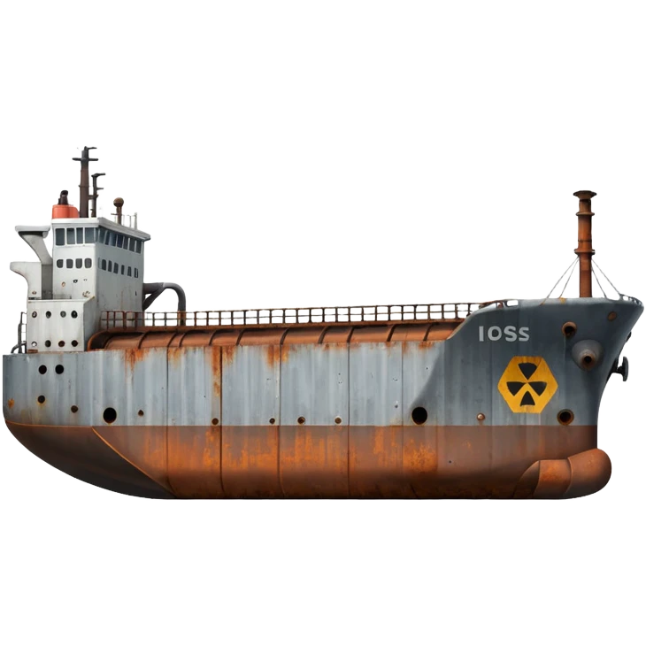 oil tanker side view emoji