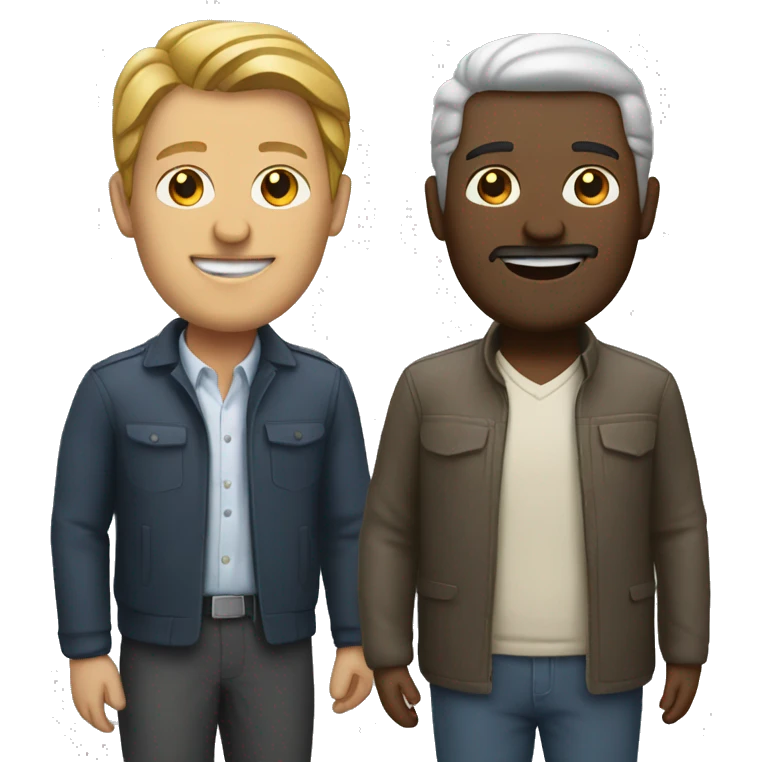 Mercedes and white man emoji