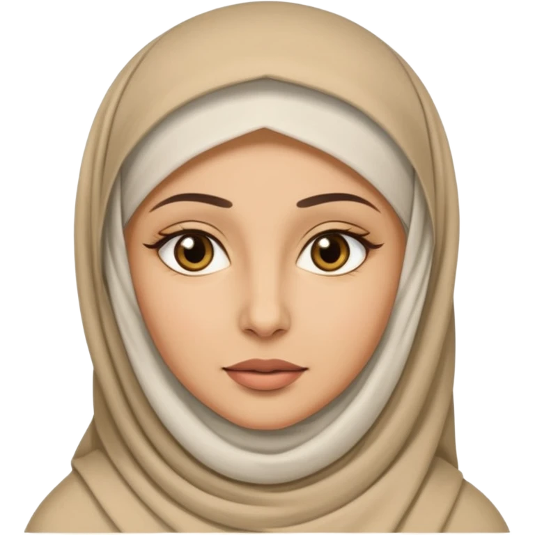 arab woman with niquab cover face emoji