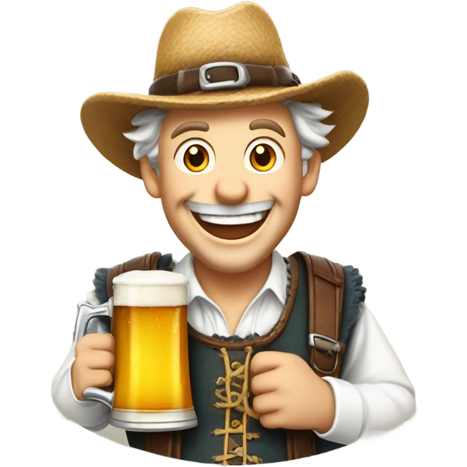 Funny German man emoji