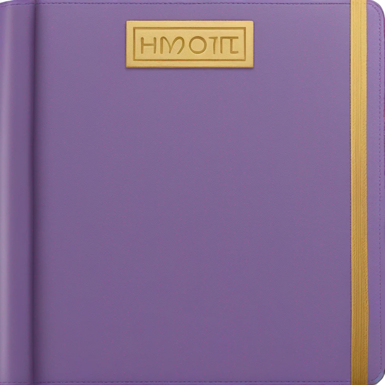 Purple planner emoji