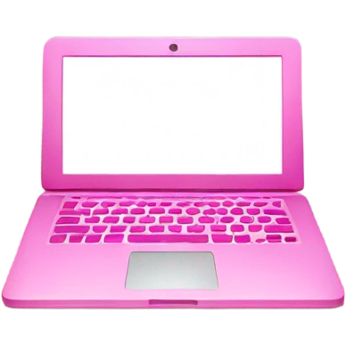 Pink Mac book  emoji