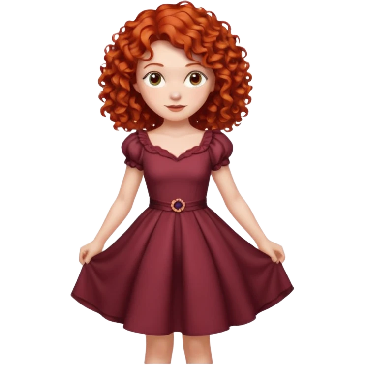 Rose DeWitt Bukater curly red hair emoji