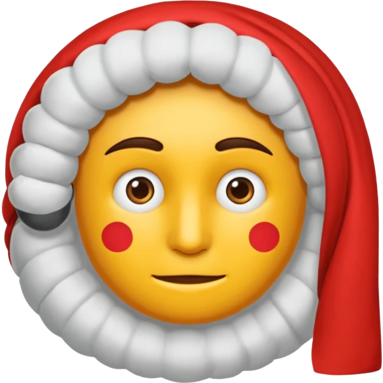 Красный воин мужчина во весь рост с топором в руках emoji