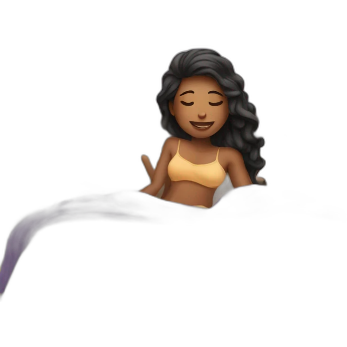 woman-on-bed emoji