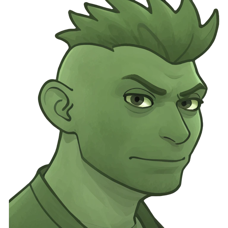 A guy with a low taper fade emoji