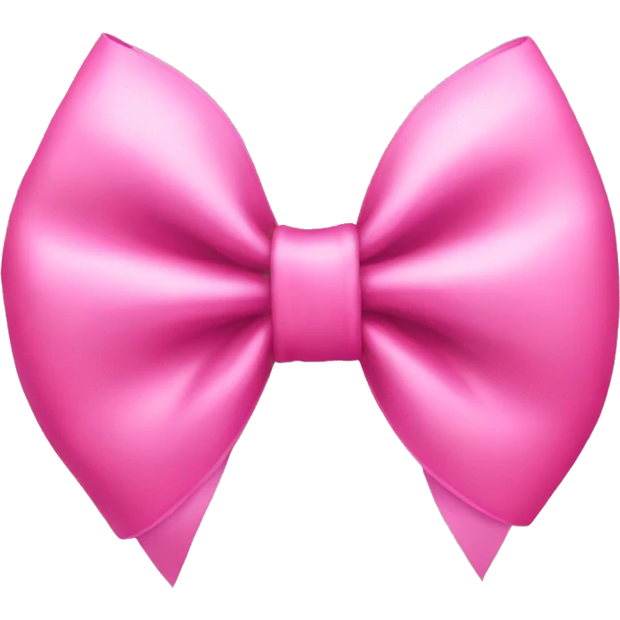 Pink bow emoji