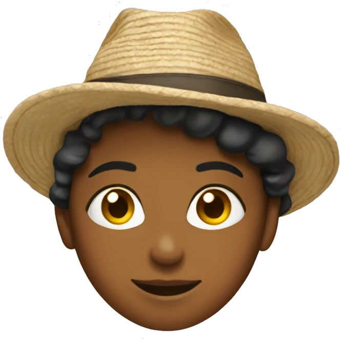 Woman demonstrating “hats off” emoji