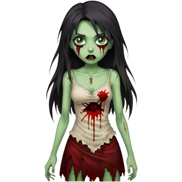 Zombie garota sexy emoji