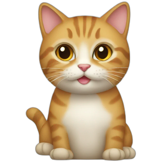 Une chat emoji