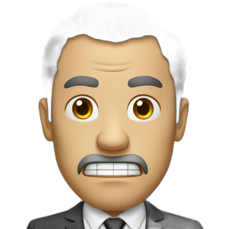 Mad boss emoji