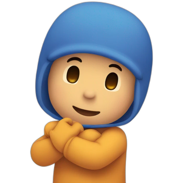 pocoyo wanting a hug emoji