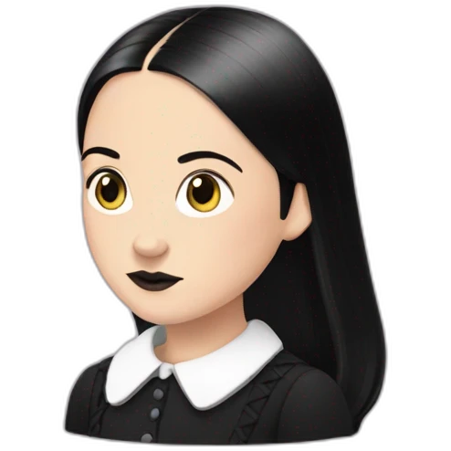 Wednesday addams emoji