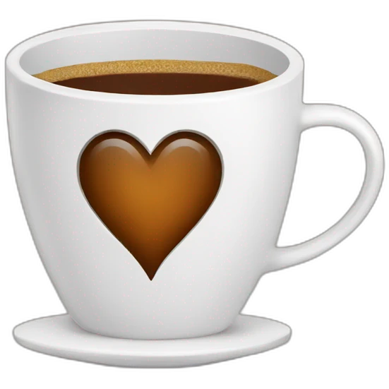 Arabic heart coffee emoji