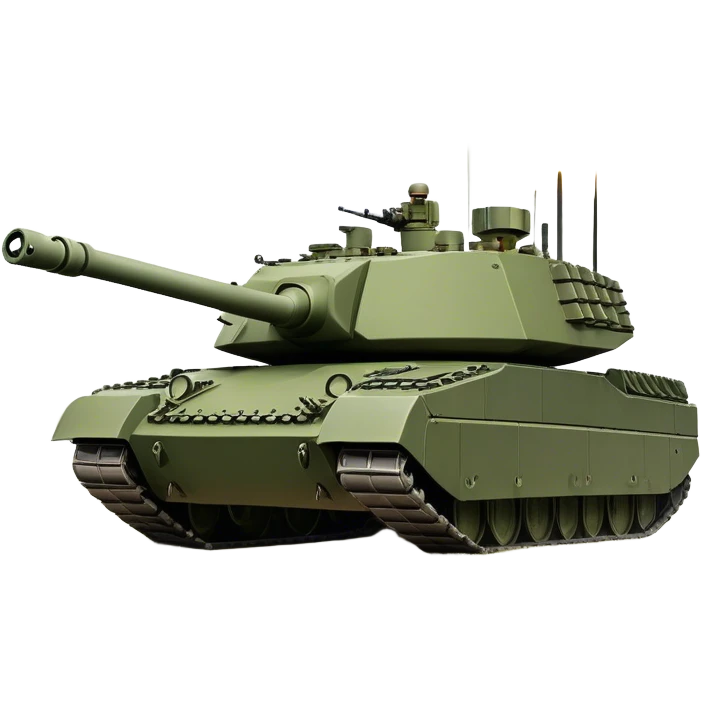 Challenger 2 (2018) – Cinematic-realistic Challenger 2 tank, its massive olive-drab frame pushing through a battlefield covered in thick fog. The powerful rifled gun steadies on a distant target, while its heavy Chobham armor deflects small arms fire, the battlefield illuminated by the glow of flares overhead. emoji