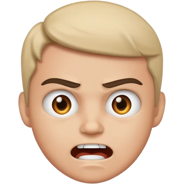 Feliz y enojado emoji