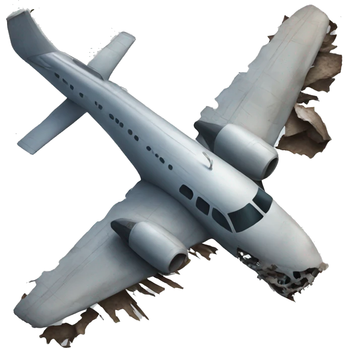Plane wreck emoji