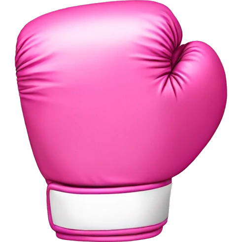 pink boxing glove simple  emoji