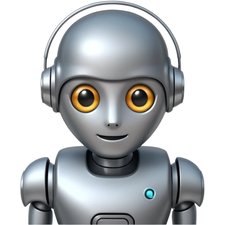 Cute Robot assistant emoji